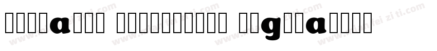 TitlaW01 CondBlkAlt Regular字体转换